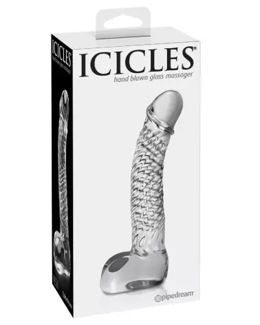 Icicles No. 61 sextoy en verre transparent de haute qualité-1