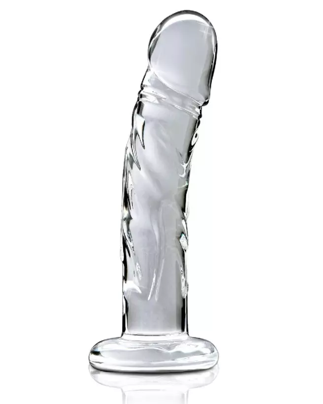 Icicles No. 62 Clear sextoy en verre haut de gamme-2