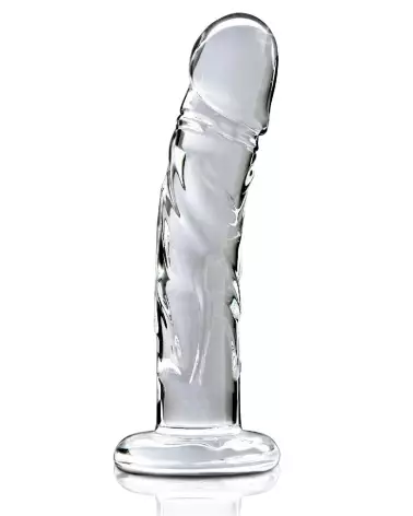 Icicles No. 62 Clear sextoy en verre haut de gamme-2