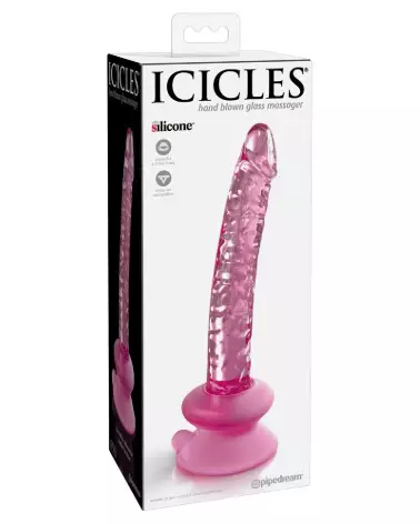 Icicles No. 86 sextoy en verre pour plaisir durable et élégant-1