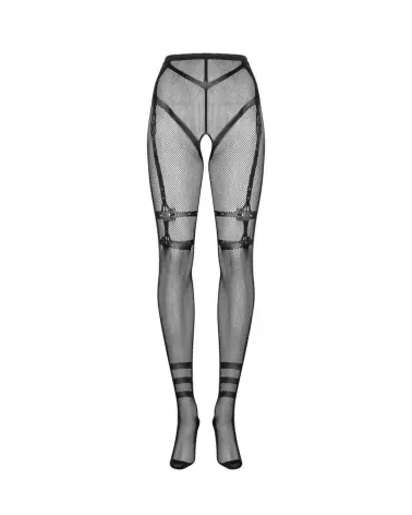 Collants noirs Obsessive S123 élégants pour bas jarretelles-7