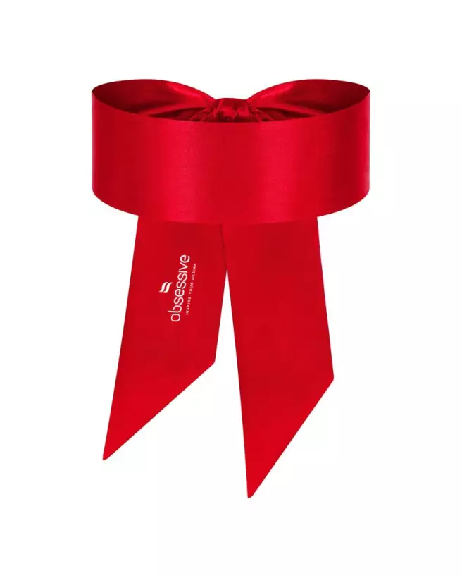 Bandeau Rouge Obsessive pour jeux de rôle et séduction-7