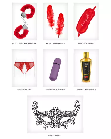 Coffret Plaisir 3 Divers Concorde - Ensemble Sensuel pour Couples-3