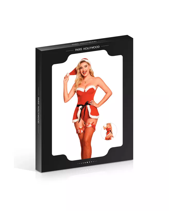 Body Mère Noël Rouge Sexy S/M par Paris Hollywood-4