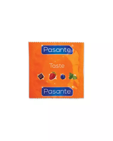 Pack de préservatifs aromatisés Pasante Taste x12, diverses saveurs-2