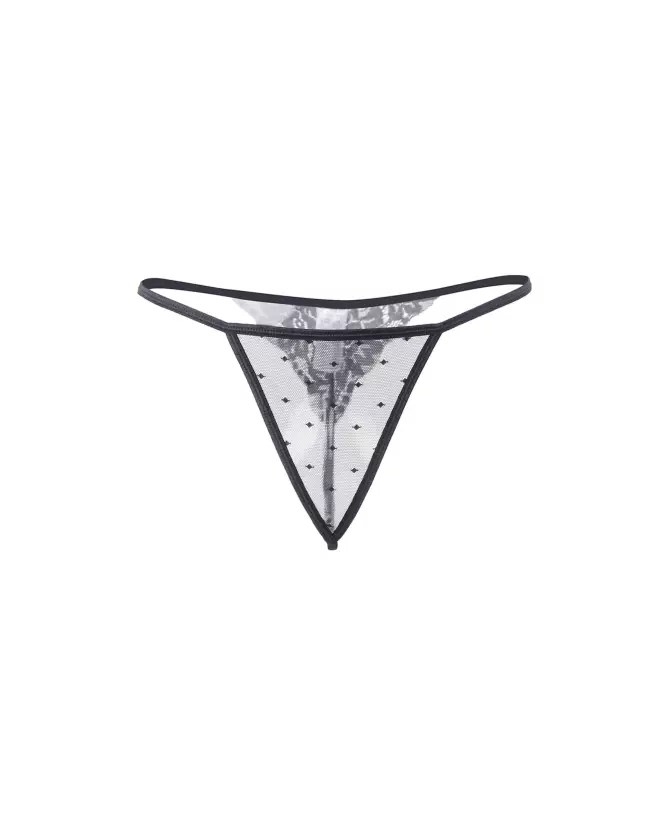 Nuisette noire Paris Hollywood taille L/XL, lingerie de qualité et élégante-6