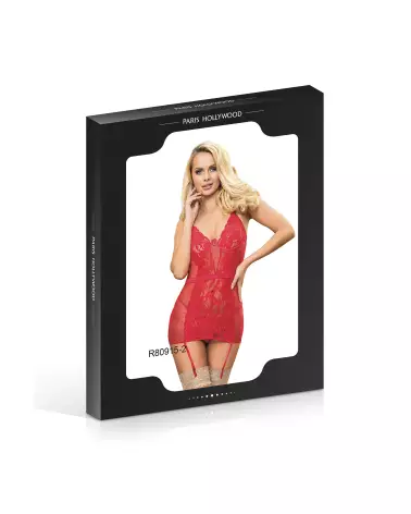 Nuisette rouge élégante Paris Hollywood taille L/XL-2