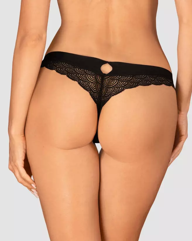 Culotte Chemeris noire Obsessive, lingerie élégante et confortable-6
