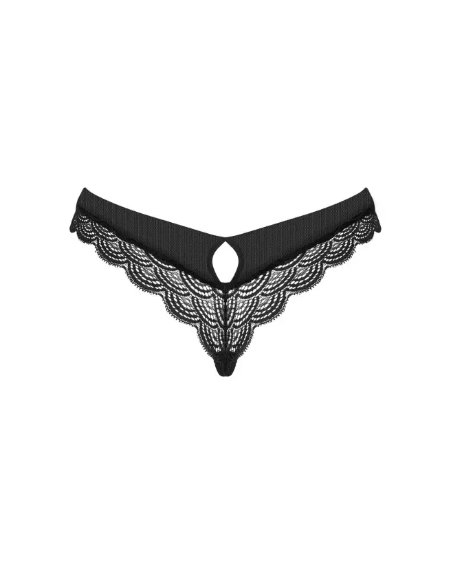 Culotte Chemeris noire Obsessive, lingerie élégante et confortable-14