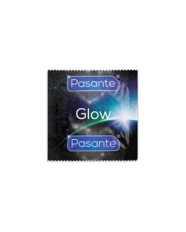 Image des préservatifs fluorescents Pasante Glow pour une expérience vibrante et sécurisée-2