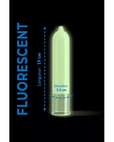 Image des préservatifs fluorescents Pasante Glow pour des soirées lumineuses-4