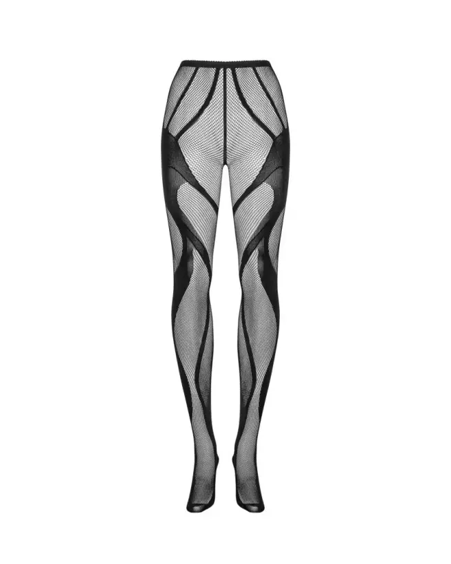 Collant S336 noir Obsessive, bas jarretelles élégants-7