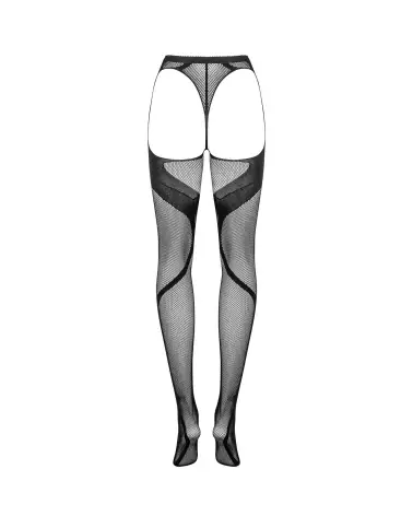 Collant S336 noir Obsessive, bas jarretelles élégants-8