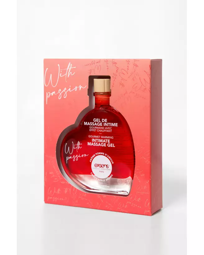 Huile de massage comestible Exsens Candy Apple 50ml saveur pomme-1