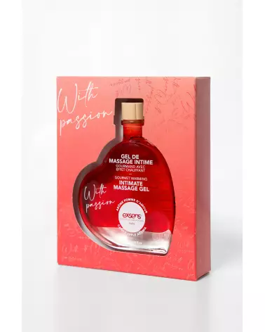 Huile de massage comestible Exsens Candy Apple 50ml saveur pomme-1