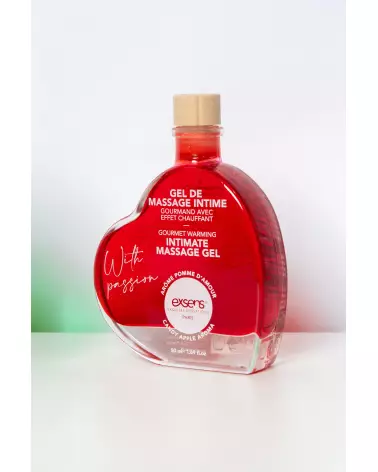 Huile de massage comestible Exsens Candy Apple 50ml saveur pomme-2