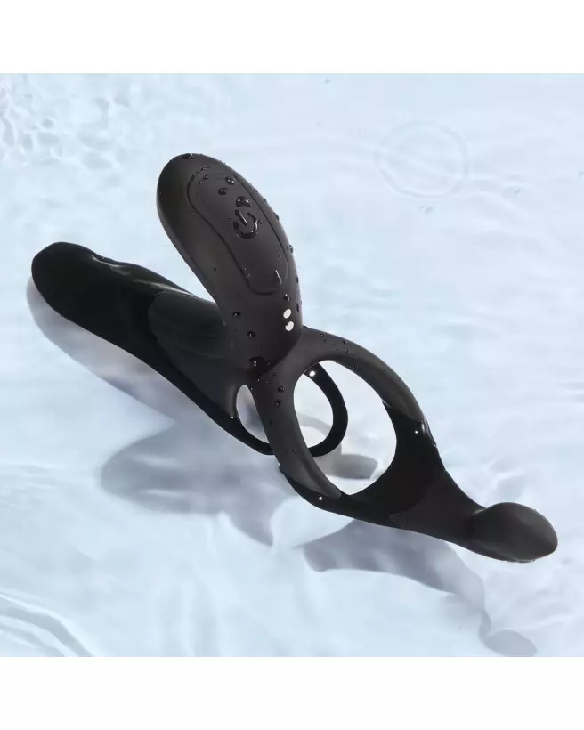 Vibromasseur Pleasure Pivot Honey Play Box pour couples, contrôlé par application, en noir-5