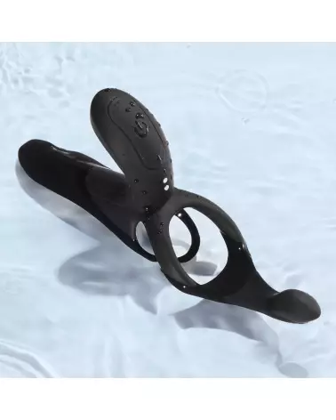 Vibromasseur Pleasure Pivot Honey Play Box pour couples, contrôlé par application, en noir-5