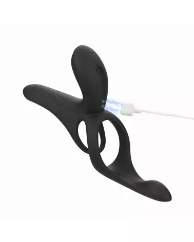 Vibromasseur Pleasure Pivot Honey Play Box pour couples, contrôlé par application, en noir-6