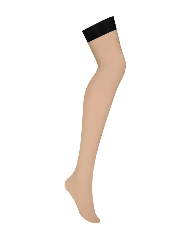 Image des bas noirs S814 d'Obsessive, bas jarretelles élégants et séduisants-3