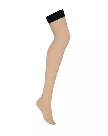 Image des bas noirs S814 d'Obsessive, bas jarretelles élégants et séduisants-3