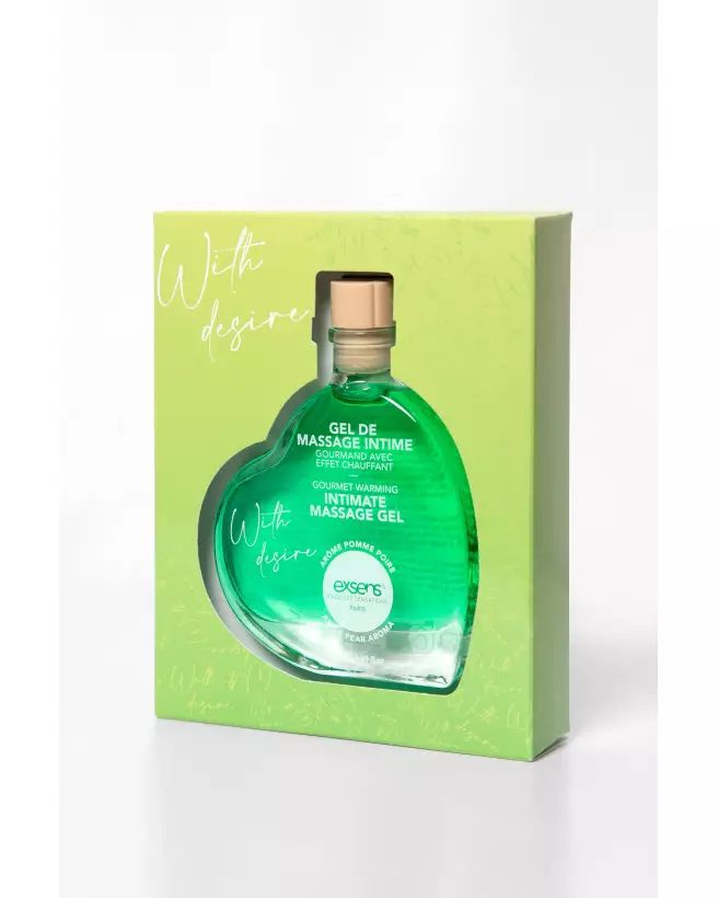 Huile de massage comestible Exsens Apple Pear 50ml aromatisée-1