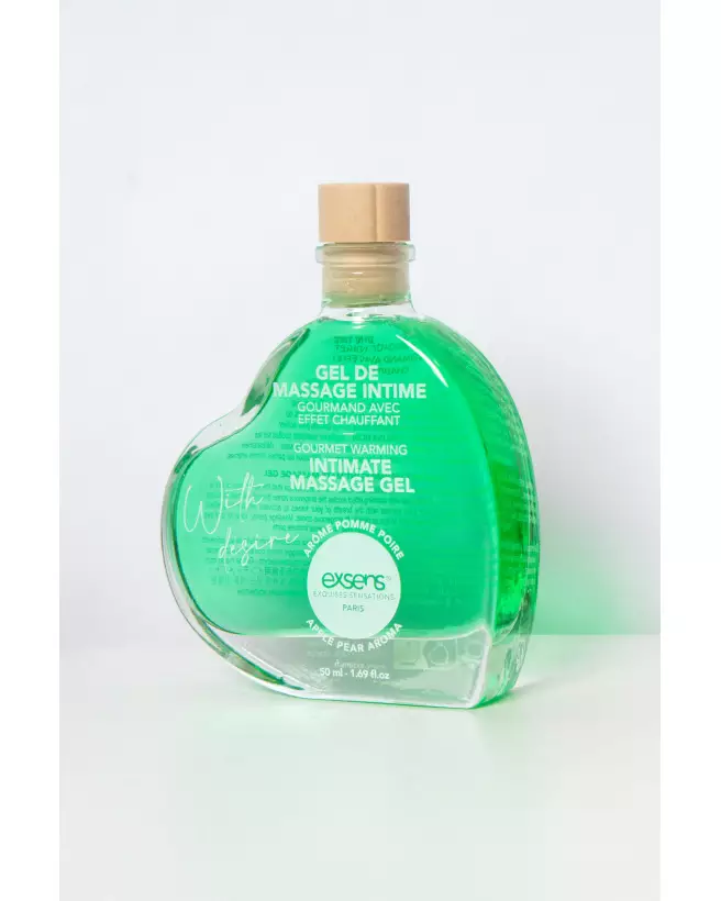 Huile de massage comestible Exsens Apple Pear 50ml aromatisée-2