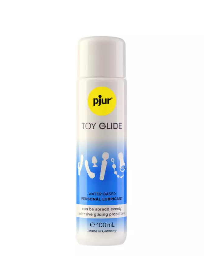 Image du lubrifiant PJUR Toy Glide 100 ml à base d'eau pour jouets intimes-1