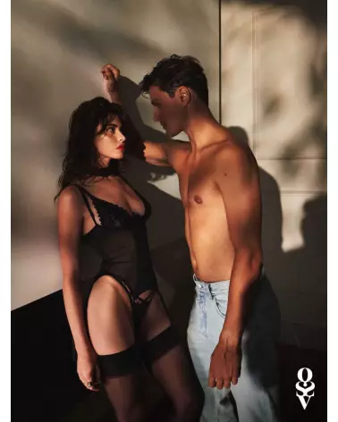Corset et string Donarella noir élégant de Obsessive-5