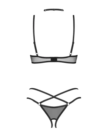 Ensemble Donarella Obsessive noir 3 pièces ouvert-6