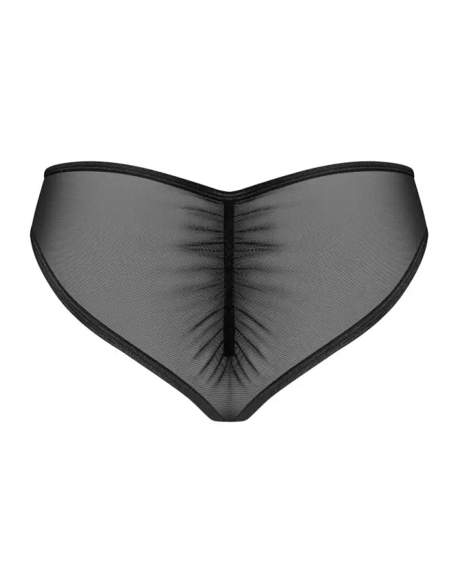 Culotte Donarella noire NP d'Obsessive en dentelle élégante-6