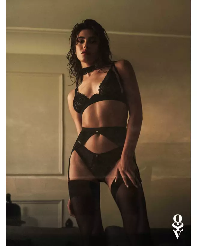 Culotte Donarella noire NP d'Obsessive en dentelle élégante-8