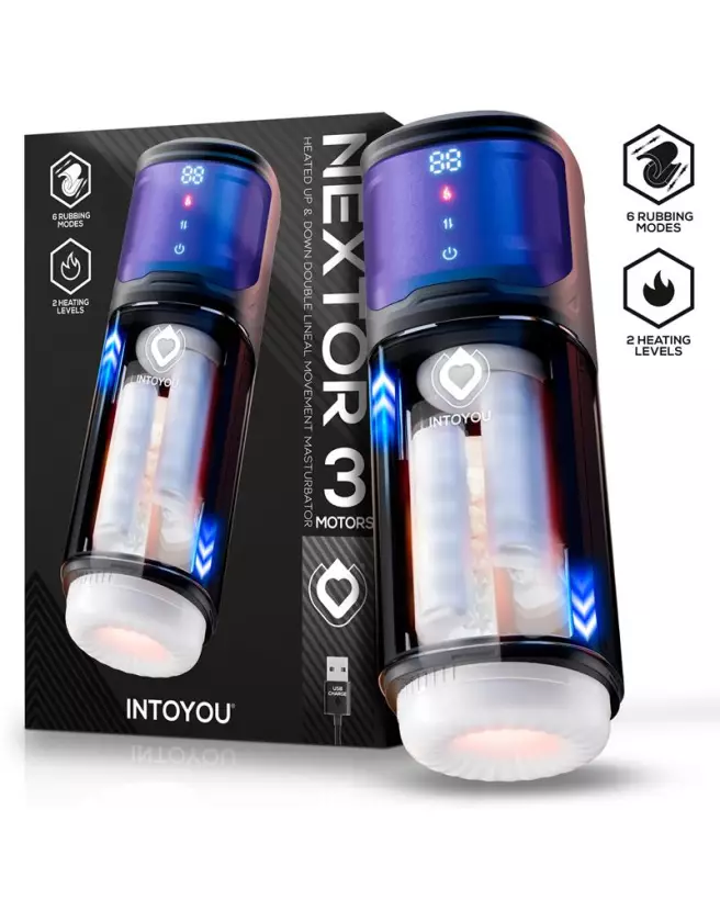 Masturbateur Intoyou Nextor avec fonctions avancées de frottement et chauffage-5