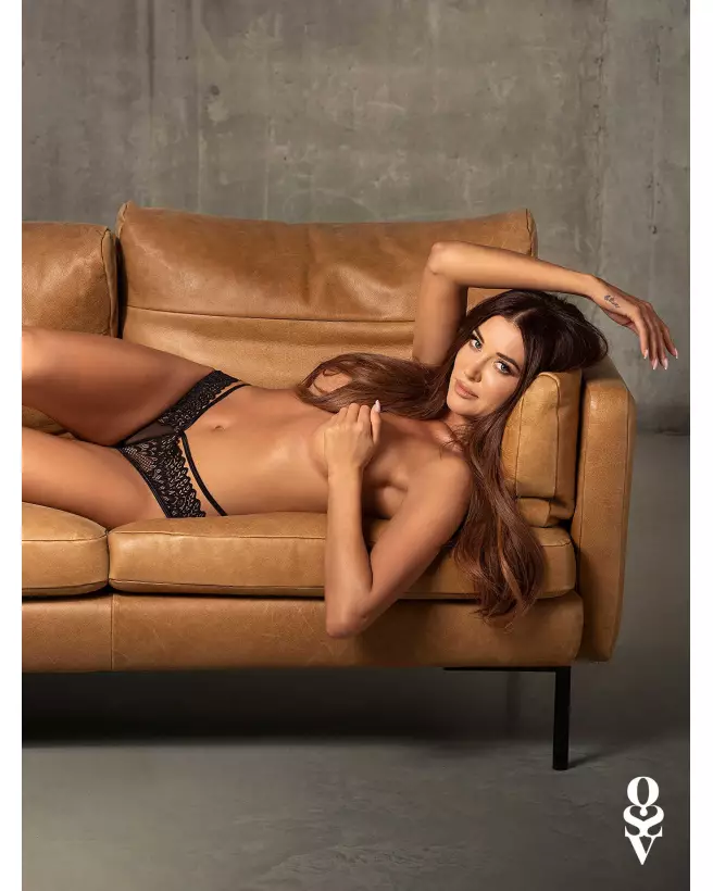 Image de la culotte ouverte Donarella noire par Obsessive, élégance et sensualité en lingerie-2