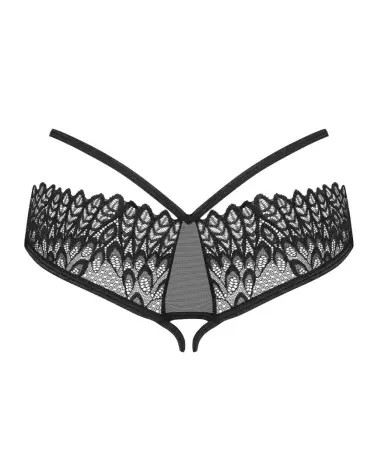 Image de la culotte ouverte Donarella noire par Obsessive, élégance et sensualité en lingerie-7