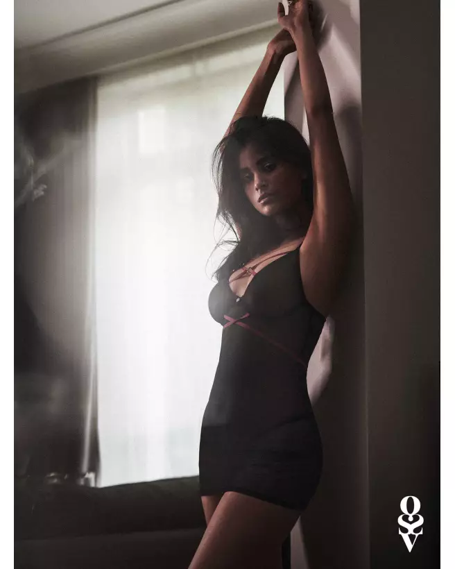 Nuisette Novenes noire Obsessive - Lingerie féminine élégante et confortable-3