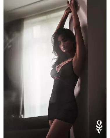 Nuisette Novenes noire Obsessive - Lingerie féminine élégante et confortable-3