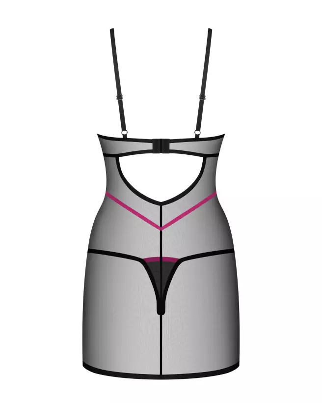 Nuisette Novenes noire Obsessive - Lingerie féminine élégante et confortable-6