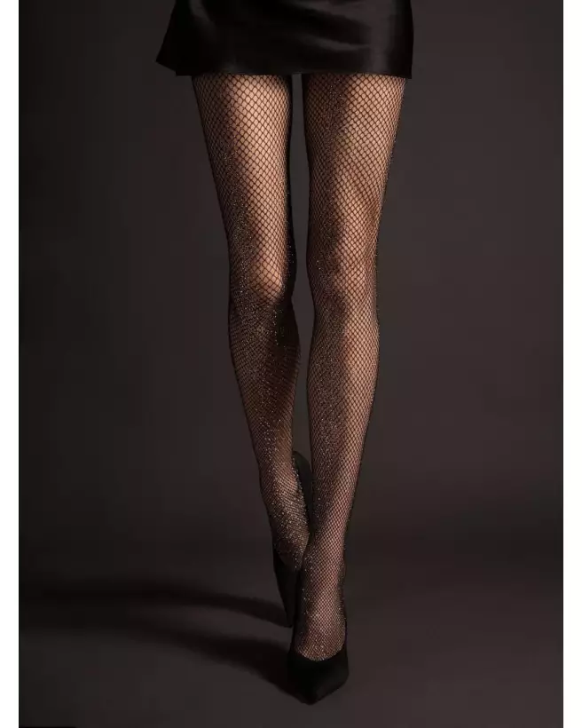 Collants Inga 40 den noir de Fiore - Élégance et confort-1