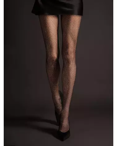 Collants Inga 40 den noir de Fiore - Élégance et confort-1