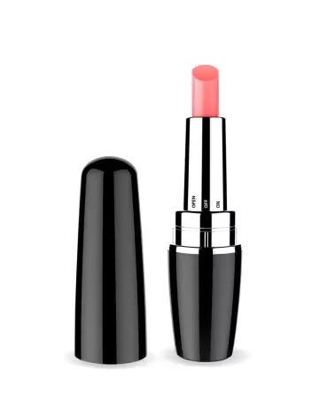 Image du LATETOBED Viblips Lipstick Stimulator Black, stimulateur clitoridien compact en forme de rouge à lèvres-3