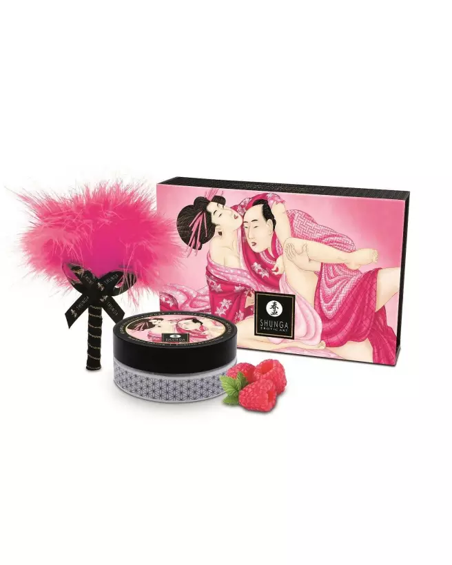 Image Poudre de Massage SHUNGA Emotion de Framboise - Texture Légère et Aromatique-1