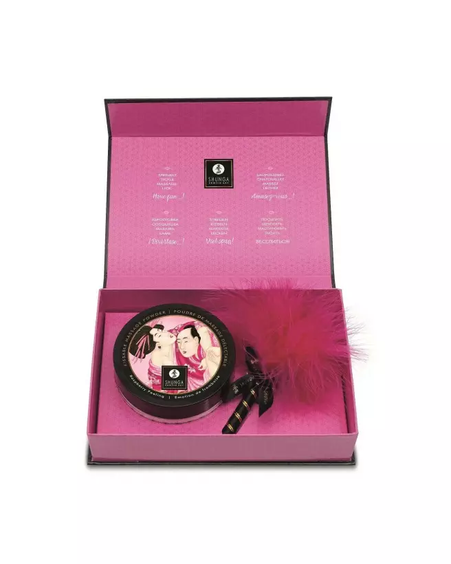 Image Poudre de Massage SHUNGA Emotion de Framboise - Texture Légère et Aromatique-9