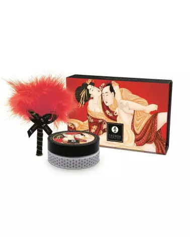 Poudre de massage délectable SHUNGA fraise et champagne pour soins corporels luxueux-5