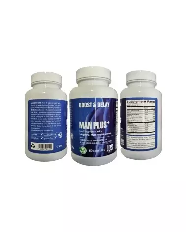 Image Gmax Man Plus Boost and Delay - 60 gélules pour amélioration endurance-2