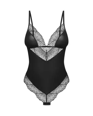 Lobellis Body Noir en dentelle par Obsessive, lingerie élégante et confortable-6
