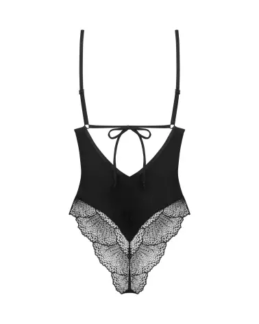 Lobellis Body Noir en dentelle par Obsessive, lingerie élégante et confortable-7