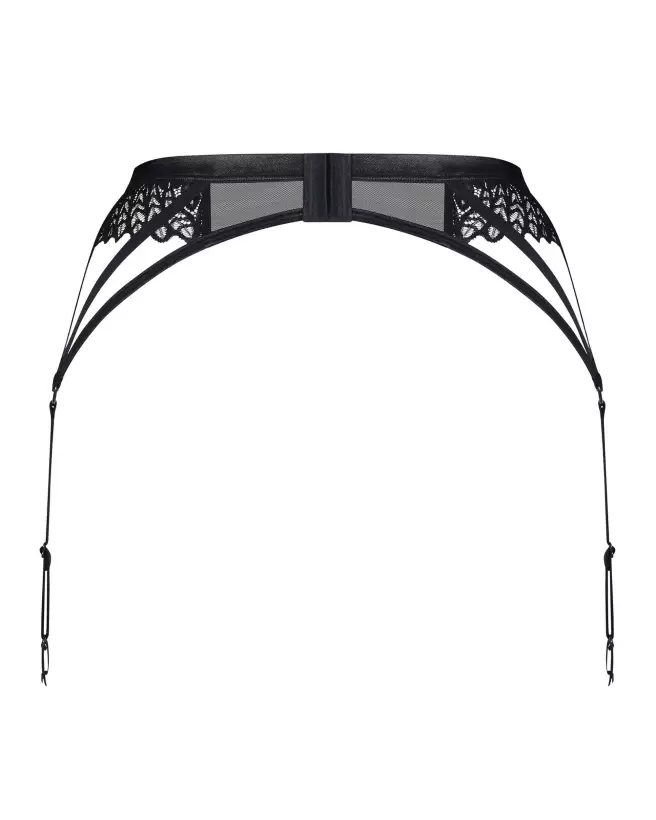 Porte-jarretelles Donarella Noir Obsessive - Lingerie Élégante et Sexy-5