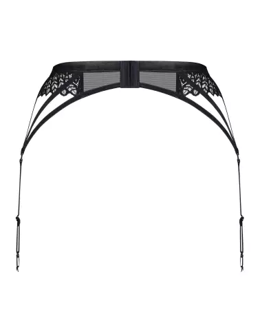 Porte-jarretelles Donarella Noir Obsessive - Lingerie Élégante et Sexy-5