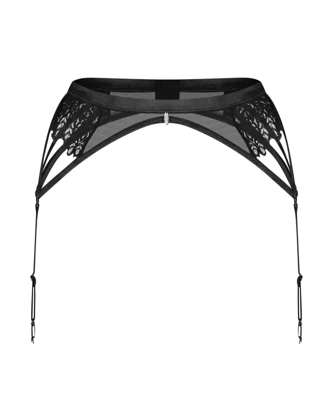 Porte-jarretelles Donarella Noir Obsessive - Lingerie Élégante et Sexy-6